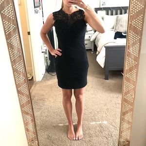 Black Short Sleeve Lace Dress,Wedding Guest/dinner